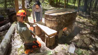 $100 Wood Fired Hot Tub (that can be used anywhere!) #9