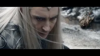 Thranduil travolge gli orchi Lo Hobbit La battaglia delle cinque armate