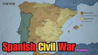 Spanish Civil War - Every Day Mapped