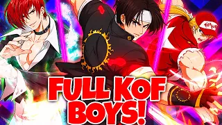 THIS ACTUALLY WORKED??! FULL KOF HEROES TEAM IS ACTUALLY GREAT! | Seven Deadly Sins: Grand Cross