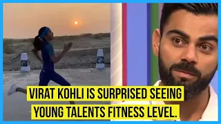 Virat Kohli is surprised seeing young athlete Pooja Bishoni's fitness level.