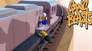 GANG BEASTS - Train Hoppers [Melee] - Xbox One Gameplay