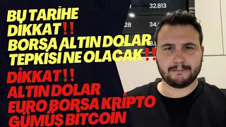 Dikkat Bu Tarih Önemli‼️Altın Yorumları.Borsa Yorumları.Gümüş Yorumları.Dolar Yorumları.Euro.Bitcoin