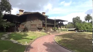 doc emmett brown house/gamble house in Pasadena California