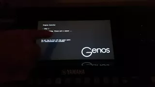 How to update Yamaha genos Software  Use Right USB or compatible usb genos firmware updater V1.10