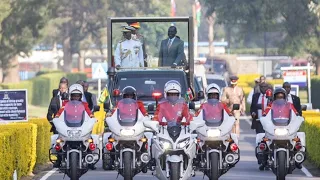 MR PRESIDENT! Ruto arrives in Lanet for Cadets Commissioning Parade!!