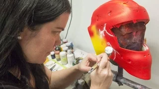 Quebec artist puts her stamp on custom NHL goalie masks