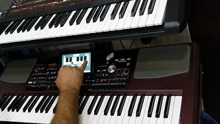 فرق بين korg pa700 وkorg pa1000