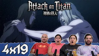 Attack on Titan 4x19 Group Reaction | "Two Brothers"