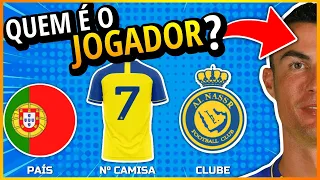 ADIVINHA O JOGADOR: PAÍS + CLUBE + NÚMERO DA CAMISA | QUIZ DE FUTEBOL 2023