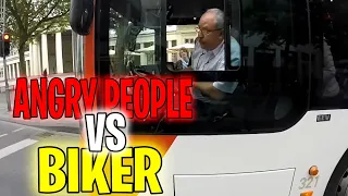 👊🏻BUS FAHRER RASTET AUS! + CRASH! 😡ANGRY  PEOPLE vs. BIKER German Compilation 🔥 2022