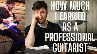 How Much Money I Earned as a Professional Guitarist - From Pub Gigs to Functions