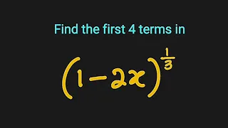 Binomial Expansion | Fractional Exponent.