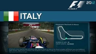 F1 2012 Italy Monza Time Trial with In-Game Commentary