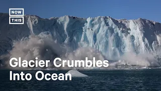 Monaco Glacier Crumbles Into Ocean