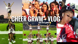 CHEER GRWM +  GAME DAY VLOG