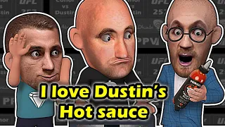 Conor vs Dustin Hot sauce press conference - UFC 257