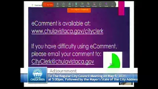 City of Chula Vista City Council Meeting - April 20, 2021