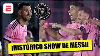 MESSI BRINDÓ NUEVO ESPECTÁCULO con las asistencias a MATIAS ROJAS y LUIS SUÁREZ. Marcó récord en MLS