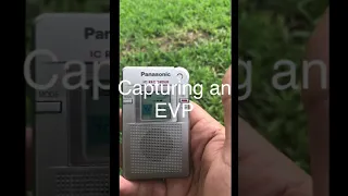 Panasonic DR60 EVP ghost voice captured