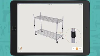 TRINITY EcoStorage™ 6 Tier NSF Wire Shelving Rack   por El BigBang