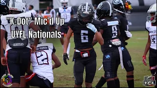 FREE FLOW VISUALS - #6 K-Dot - Glen Lea 12U. Mic'd Up at UYFL Nationals. #youthfootballhighlights