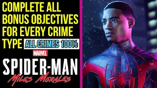 All Crimes | Complete All Bonus Objectives for Every Crime Type | Marvel’s Spider-Man: Miles Morales