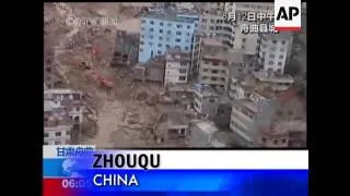 Heavy rain has triggered new mudslides and deaths in China's remote northwest, killing 14 people and