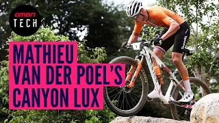 Mathieu Van Der Poel's Canyon Lux XC Race Bike | GMBN Tech Pro Bike Check