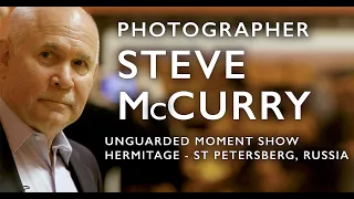 Iconic Photographer Steve McCurry in St. Petersburg Russia