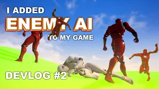 I Added Enemy AI in my Game | Indie Adventure Game | AI & Behavior Trees Devlog #2