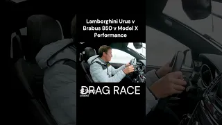 Lamborghini Urus vs Brabus 850 vs Model X Performance #lamborghini #brabus #tesla #mercedes #modelx