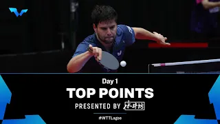 Top Points of Day 1 presented by Shuijingfang | WTT Contender Lagos 2023
