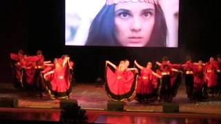 Цыганский  танец ансамбль "Орлёнок" 4.12.2015  в Одессе