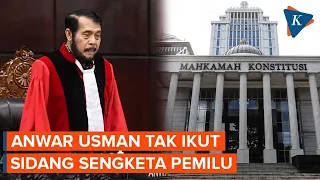 MK Pastikan Anwar Usman Tak Ikut Sidang Sengketa Pemilu