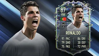 FIFA 21: CRISTIANO RONALDO 87 FLASHBACK PLAYER REVIEW I FIFA 21 ULTIMATE TEAM