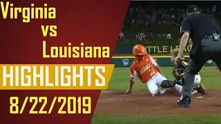 Little League World Series 2019 - Virginia vs Louisiana Highlights | LLWS 2019
