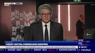 Thierry Breton, Commissaire européen au marché intérieur, est l'invité de Good Morning Business