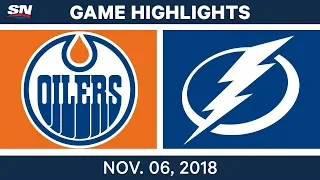 NHL Highlights | Oilers vs. Lightning – Nov. 6, 2018