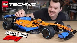 LEGO Technic McLaren F1 Car Review 42141! WE love this 2022 McLaren Masterpiece!