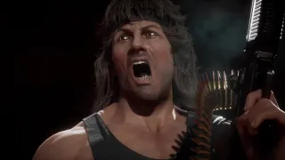 MK11 Rambo Victory Pose Mortal Kombat 11 (2020) Sylvester Stallone HD