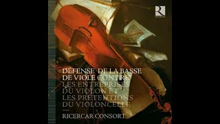 Sainte-Colombe, Marais, Et. Al. - DEFENSE DE LA BASSE DE VIOLE -[RICERCAR CONSORT] [CD1]