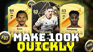 Make 100K Quickly! 🤑🤩🥶 Best EA FC 24 Trading Method (EA FC 24 Sniping Filters & Bulk bidding)