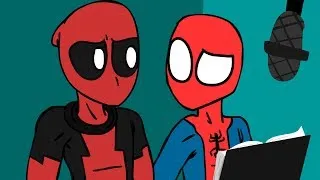 Spidey and Deadpool do Voice Acting