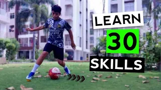 Learn 30 1v1 skills to beat any defender | best ways to beat defender in match.