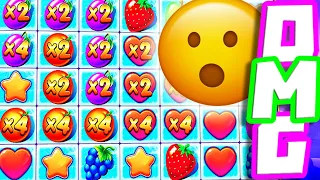 OMG 😵 I DID A BIG €1000 ALL IN 🔥 BONUS BUY ON FRUIT PARTY 🍓 HUGE MULTIPLIERS AND BIG WINS‼️