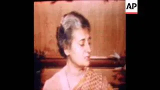 SYND 19/05/71 INDIAN PRIME MINISTER, MRS INDIRA GANDHI INTERVIEWED ABOUT PAKISTAN REFUGEE SITUATION