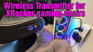 Wireless Transmitter for XRocker gaming chairs works great