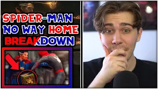 SPIDERMAN NO WAY HOME TRAILER BREAKDOWN! - REACTION!! (Easter Eggs & Details You Missed!)