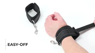 Black Beginner's Handcuffs by Sportsheets - SS10028